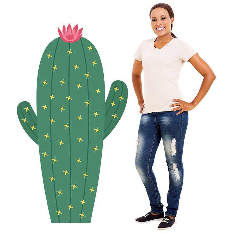60-INCH CACTUS Cardboard Cutout Standup / Standee