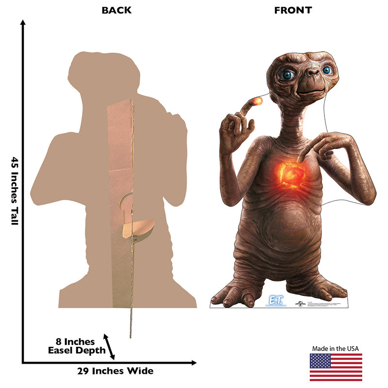 E. T. "E. T. the Extra-Terrestrial" Cardboard Cutout Standup / Standee