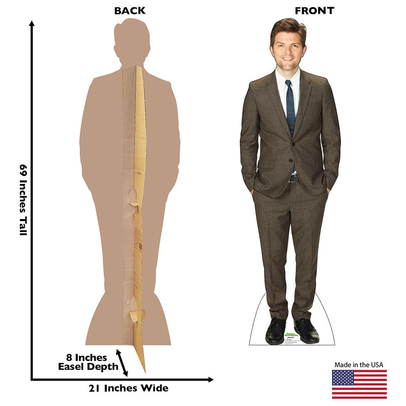 BEN WYATT "Parks and Recreation" Cardboard Cutout Standup / Standee