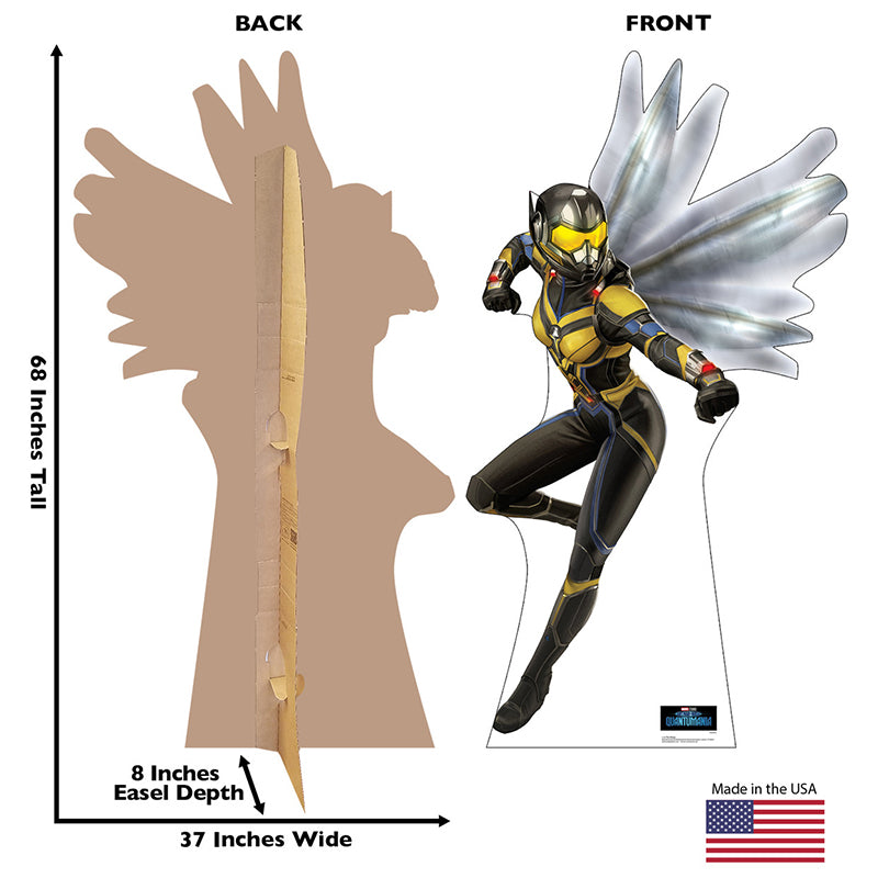 *** DISCONTINUED *** THE WASP / HOPE VAN DYNE "Ant-Man and the Wasp: Quantumania" Cardboard Cutout Standup / Standee