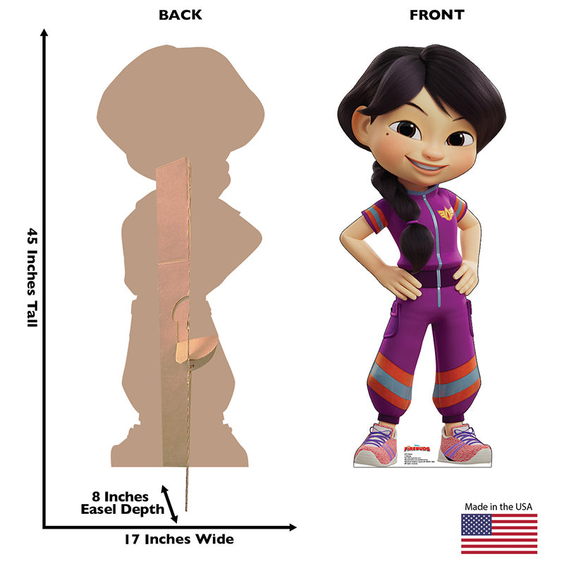 VIOLET VEGA-VAUGHN "Firebuds" Cardboard Cutout Standup / Standee