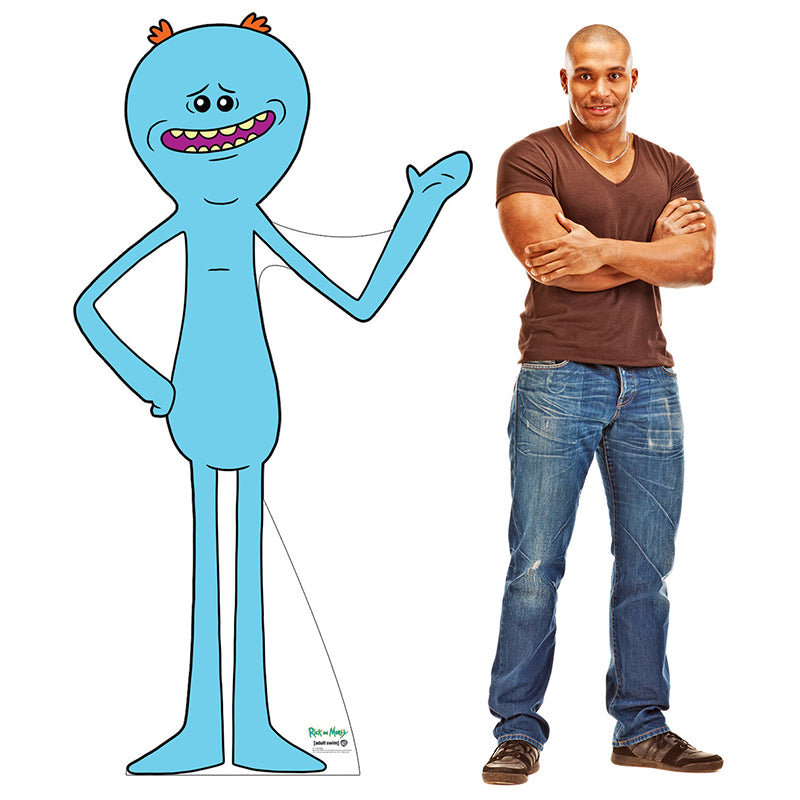 MR. MEESEEKS "Rick & Morty" Cardboard Cutout Standup / Standee