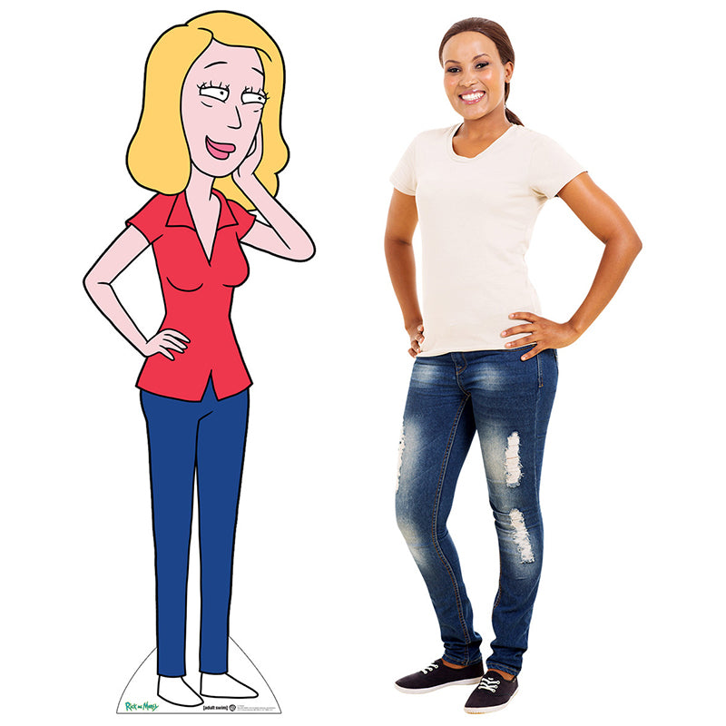 BETH SMITH "Rick & Morty" Cardboard Cutout Standup / Standee