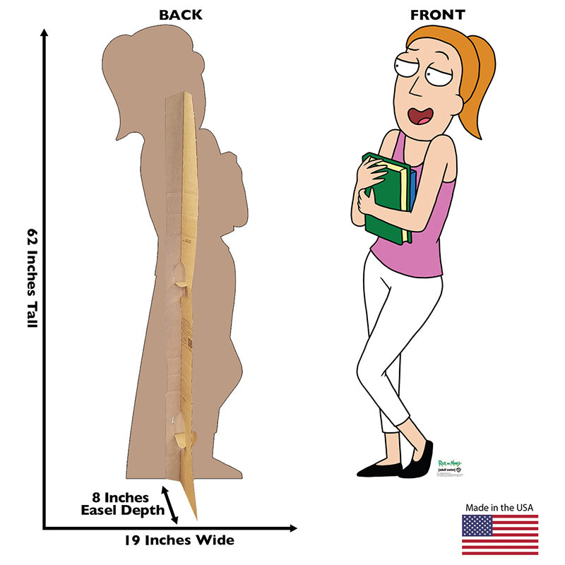 SUMMER SMITH "Rick & Morty" Cardboard Cutout Standup / Standee