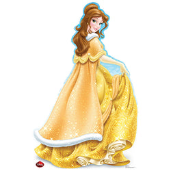 HOLIDAY PRINCESS BELLE Cardboard Cutout Standup / Standee