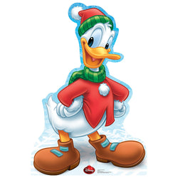 HOLIDAY DONALD DUCK Cardboard Cutout Standup / Standee