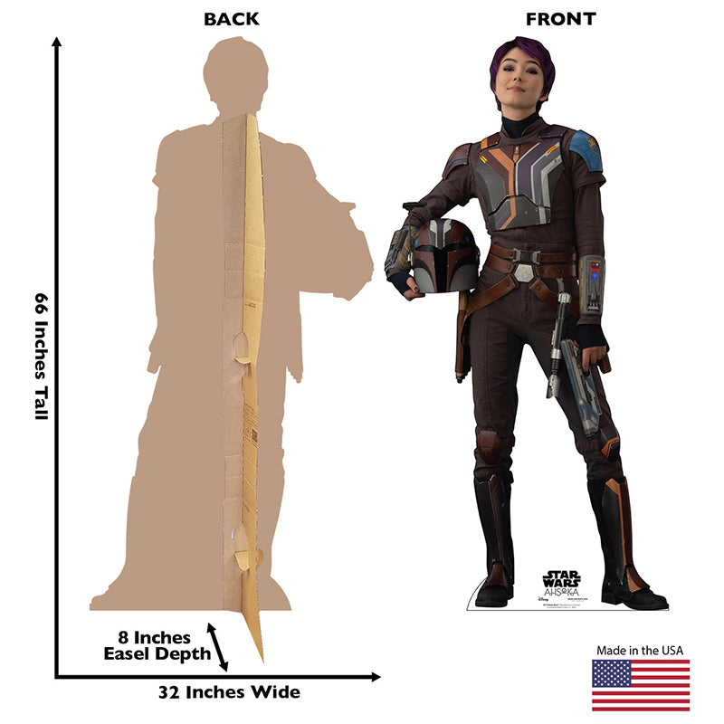 SABINE WREN "Star Wars: Ahsoka" Cardboard Cutout Standup / Standee
