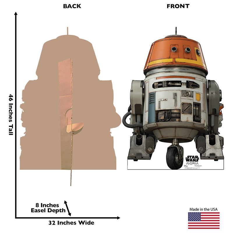 CHOPPER C1-10P "Star Wars: Ahsoka" Cardboard Cutout Standup / Standee