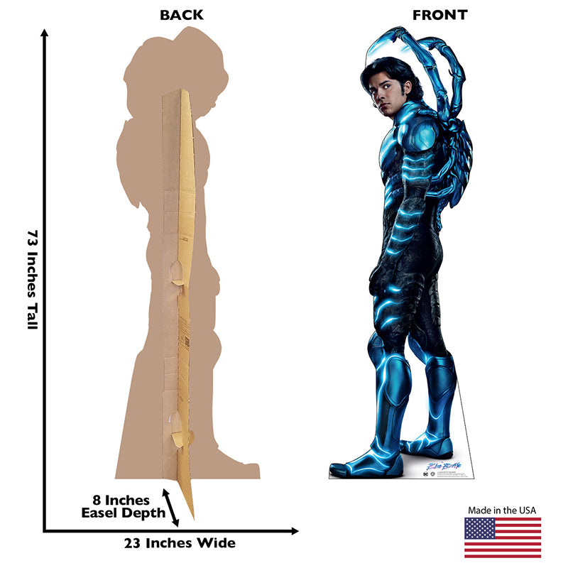 BLUE BEETLE / JAIME REYES "Blue Beetle" Cardboard Cutout Standup / Standee