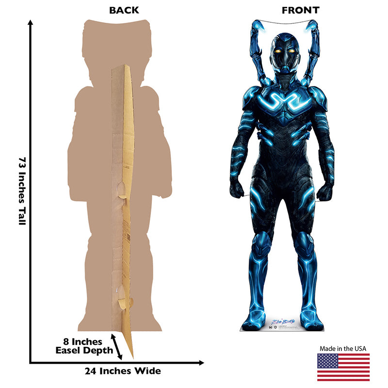 BLUE BEETLE / JAIME REYES "Blue Beetle" Cardboard Cutout Standup / Standee