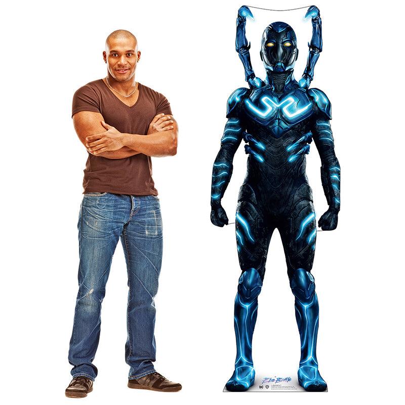 BLUE BEETLE / JAIME REYES "Blue Beetle" Cardboard Cutout Standup / Standee