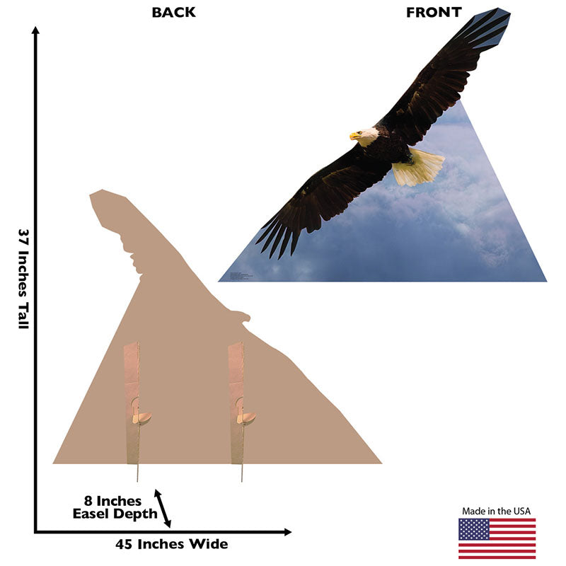 BALD EAGLE Cardboard Cutout Standup / Standee