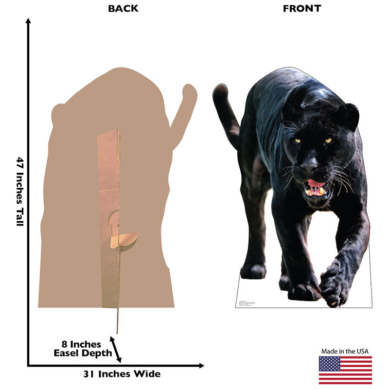 BLACK JAGUAR Cardboard Cutout Standup / Standee