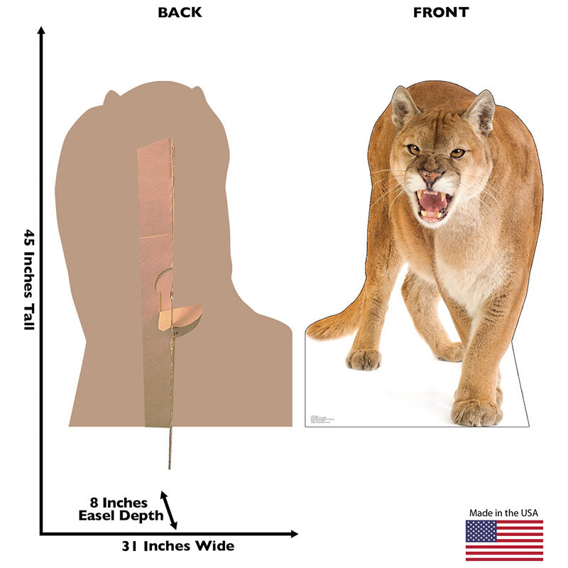COUGAR Cardboard Cutout Standup / Standee