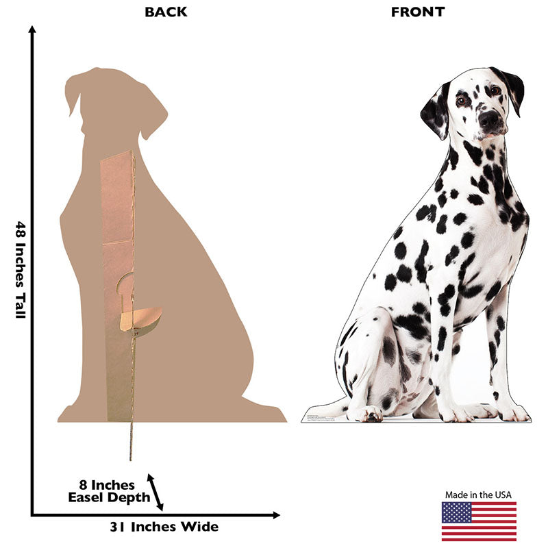 DALMATIAN DOG Cardboard Cutout Standup / Standee