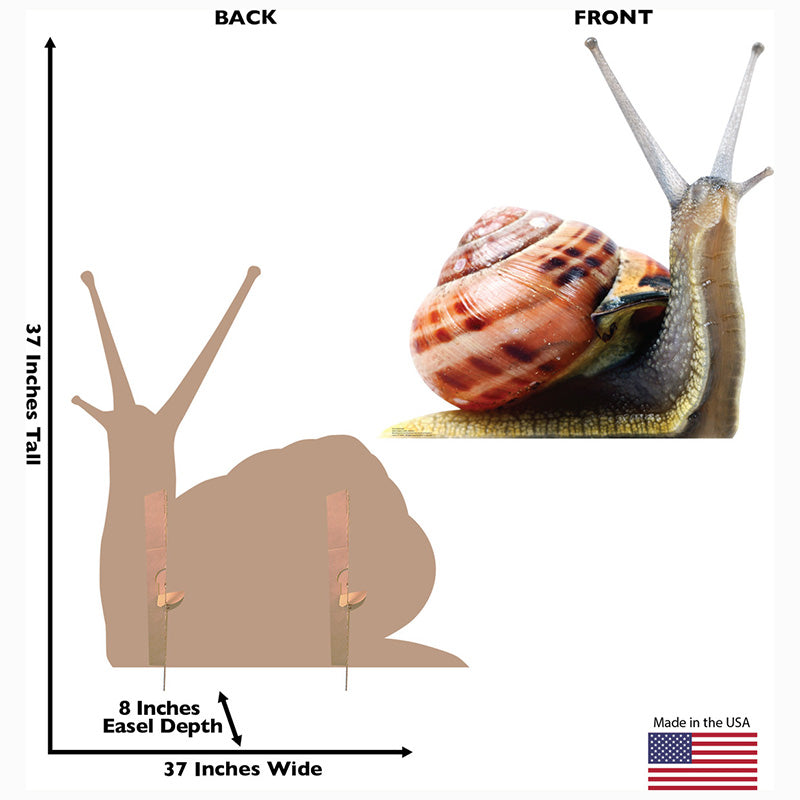 GIANT SNAIL Cardboard Cutout Standup / Standee