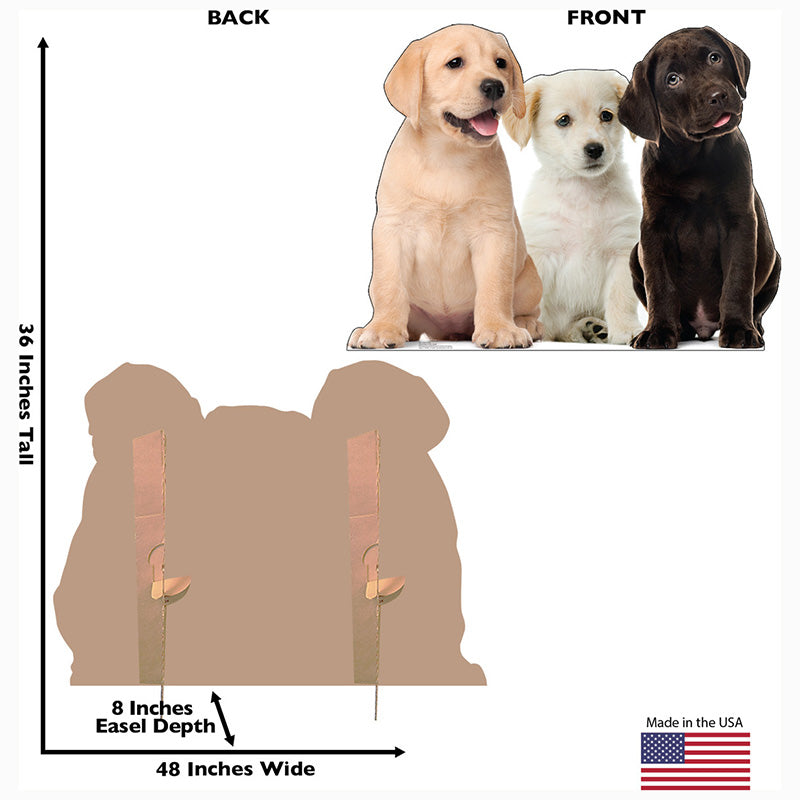 PUPPIES Cardboard Cutout Standup / Standee