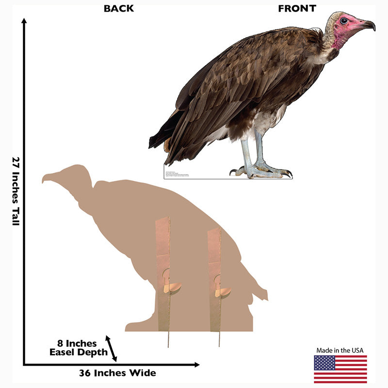 HOODED VULTURE Cardboard Cutout Standup / Standee