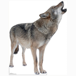 HOWLING WOLF Cardboard Cutout Standup / Standee