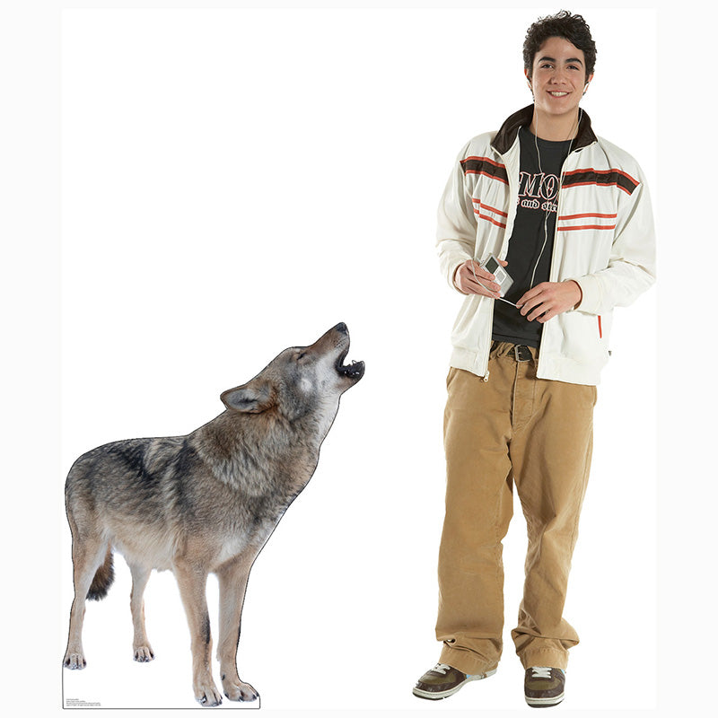 HOWLING WOLF Cardboard Cutout Standup / Standee