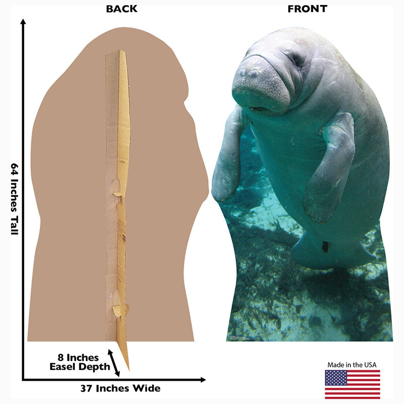 MANATEE Cardboard Cutout Standup / Standee