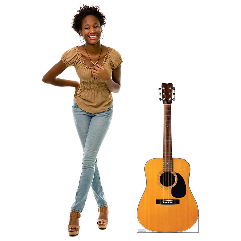 ACOUSTIC GUITAR Cardboard Cutout Standup / Standee