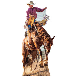 BUCKING BRONCO Cardboard Cutout Standup / Standee
