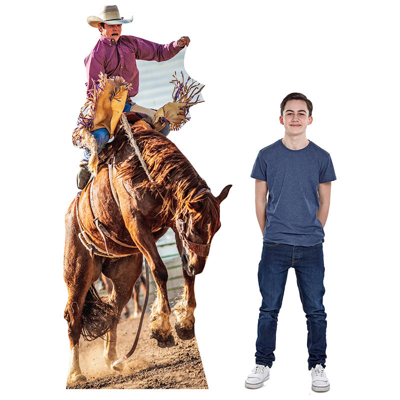 BUCKING BRONCO Cardboard Cutout Standup / Standee