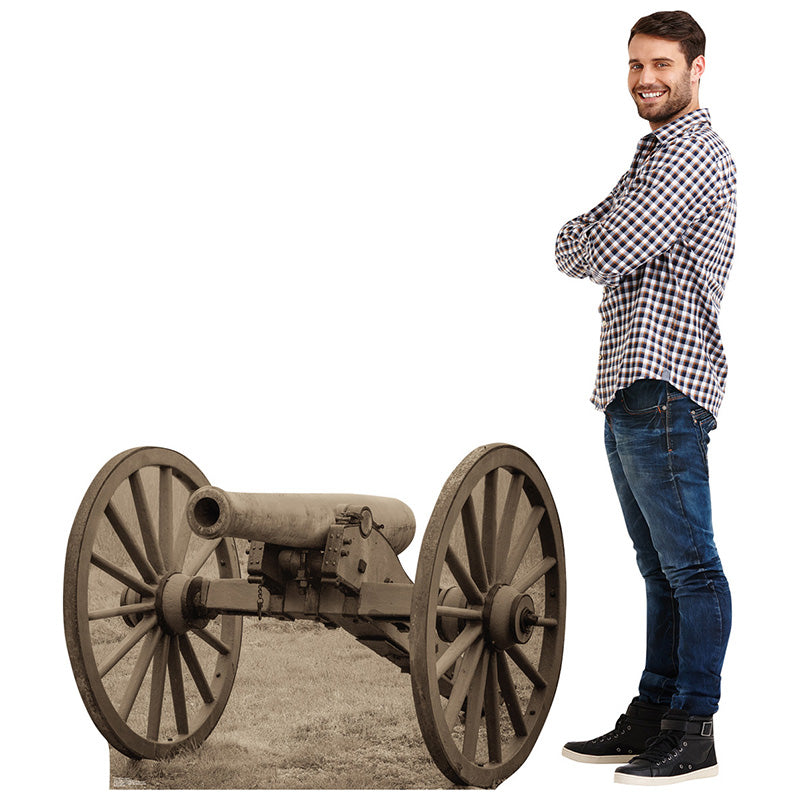 CIVIL WAR CANNON Cardboard Cutout Standup / Standee