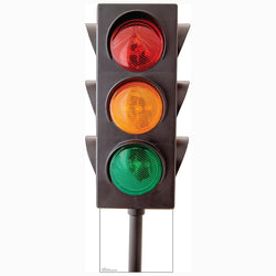 TRAFFIC LIGHT Cardboard Cutout Standup / Standee