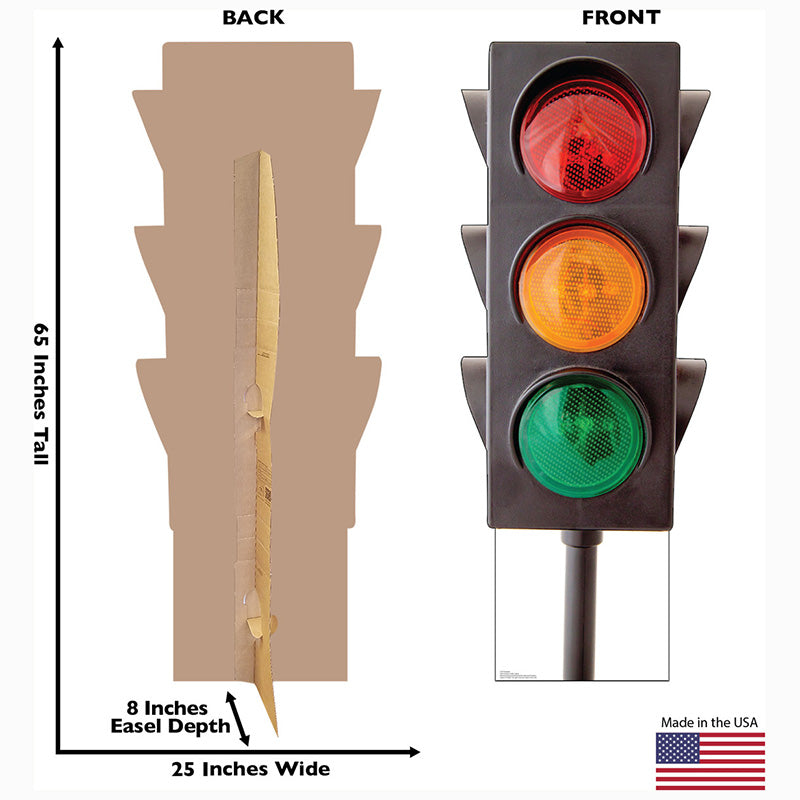 TRAFFIC LIGHT Cardboard Cutout Standup / Standee