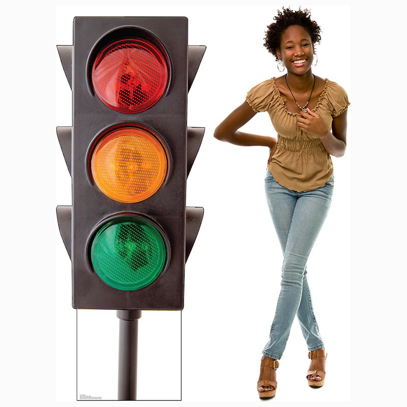 TRAFFIC LIGHT Cardboard Cutout Standup / Standee
