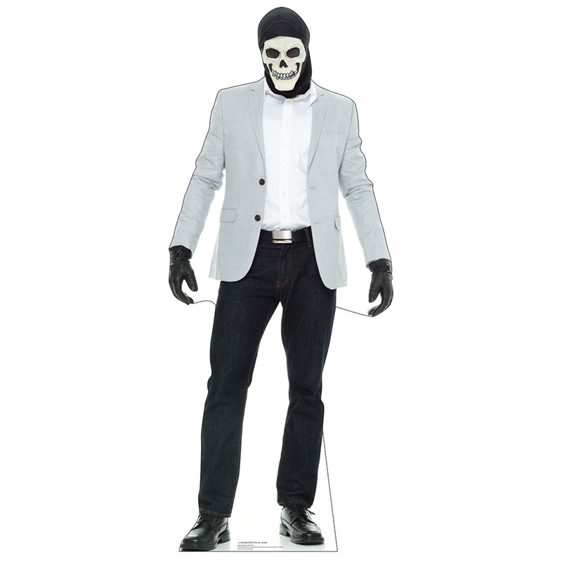 MASKED MAN IN JACKET Cardboard Cutout Standup / Standee