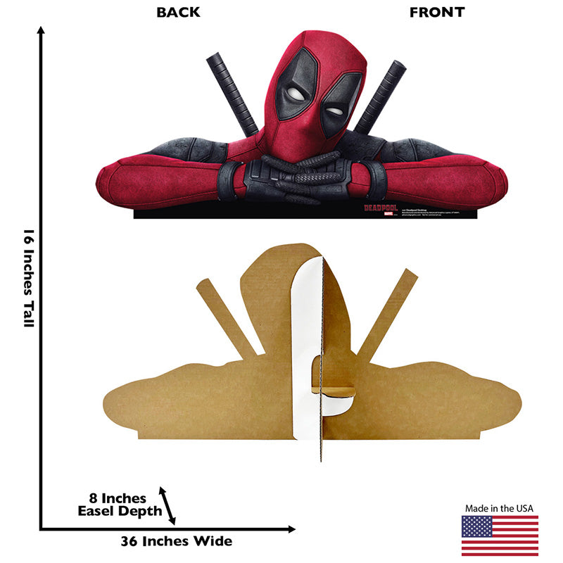 DEADPOOL TABLETOP "Deadpool" Cardboard Cutout Standup / Standee