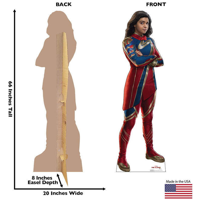 MS. MARVEL / KAMALA KHAN "The Marvels" Cardboard Cutout Standup / Standee