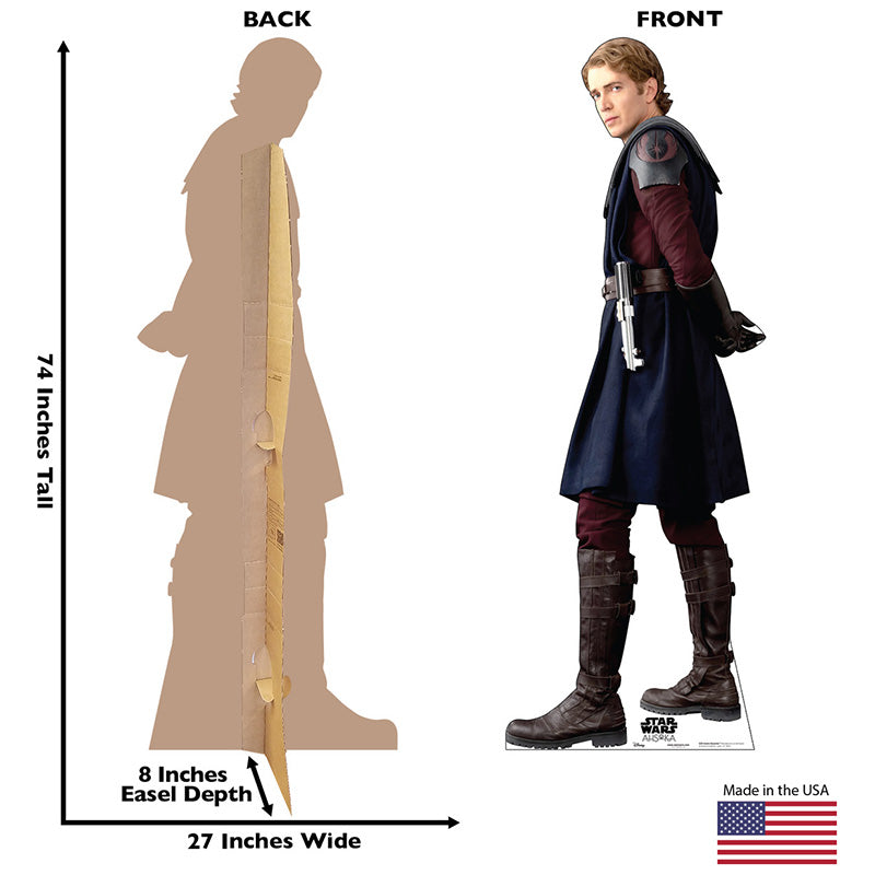 ANAKIN SKYWALKER Star Wars Ahsoka Cardboard Cutout Standup Standee