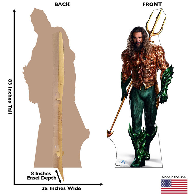 AQUAMAN / ARTHUR CURRY "Aquaman and the Lost Kingdom" Cardboard Cutout Standup / Standee