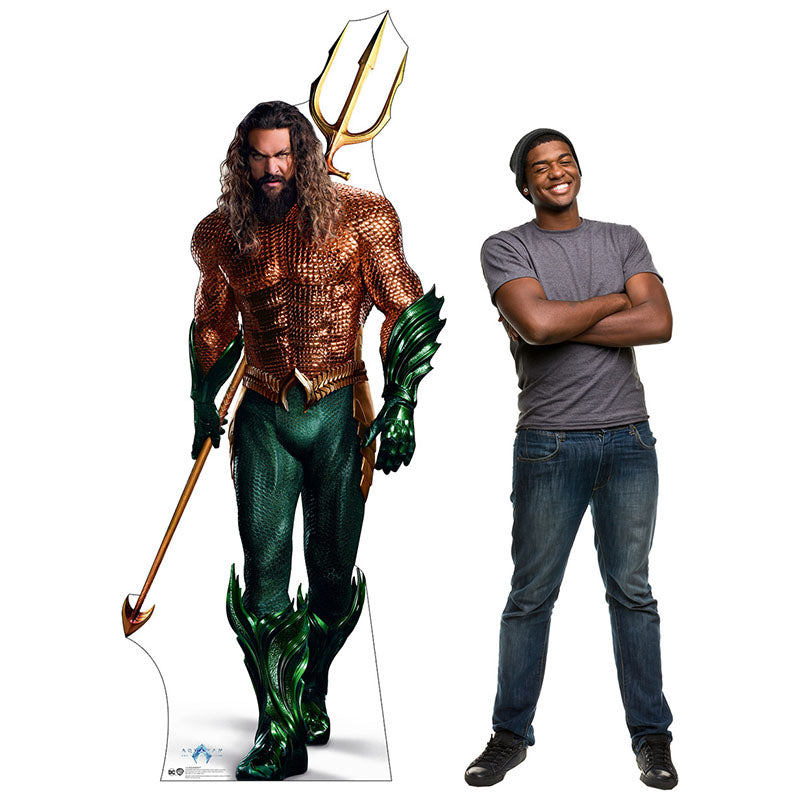 AQUAMAN / ARTHUR CURRY "Aquaman and the Lost Kingdom" Cardboard Cutout Standup / Standee