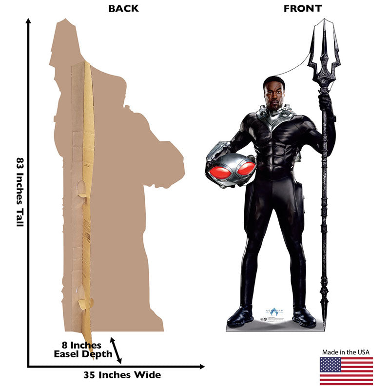 BLACK MANTA / DAVID KANE "Aquaman and the Lost Kingdom" Cardboard Cutout Standup / Standee