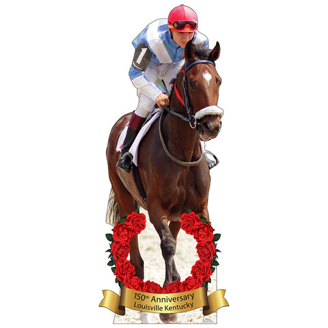 KENTUCKY DERBY 150TH ANNIVERSARY Cardboard Cutout Standup / Standee