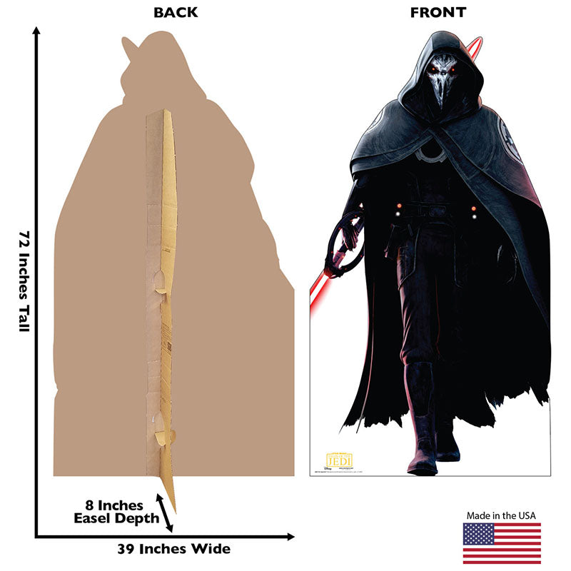 THE INQUISITOR "Star Wars: Tales of the Jedi" Cardboard Cutout Standup / Standee