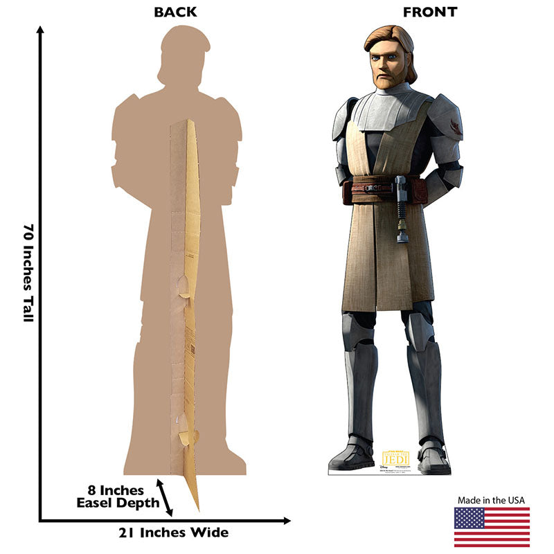 OBI-WAN KENOBI "Star Wars: Tales of the Jedi" Cardboard Cutout Standup / Standee