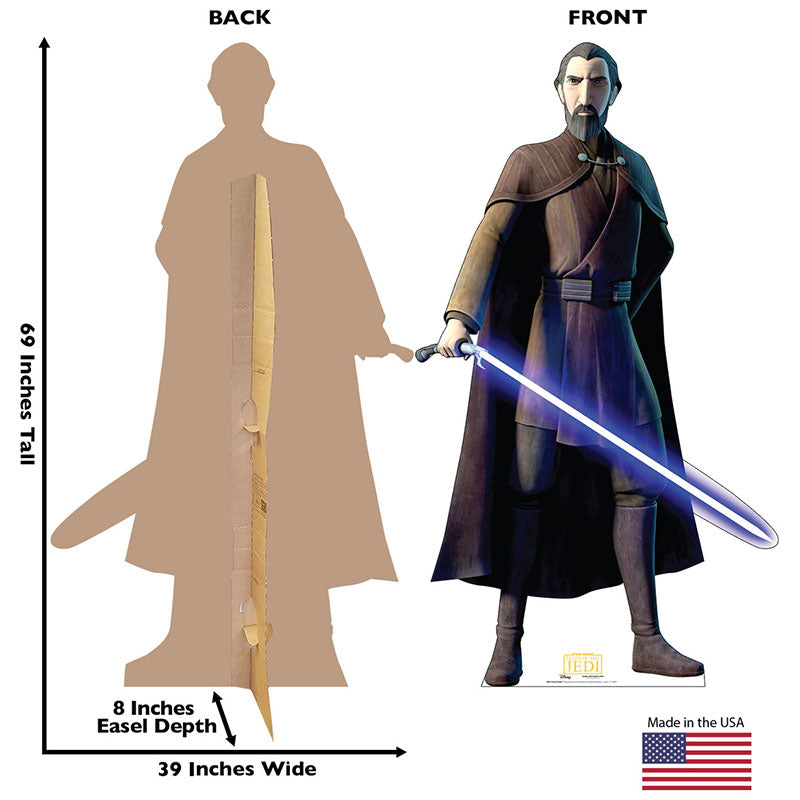 COUNT DOOKU "Star Wars: Tales of the Jedi" Cardboard Cutout Standup / Standee