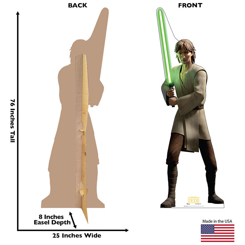 QUI-GON JINN "Star Wars: Tales of the Jedi" Cardboard Cutout Standup / Standee