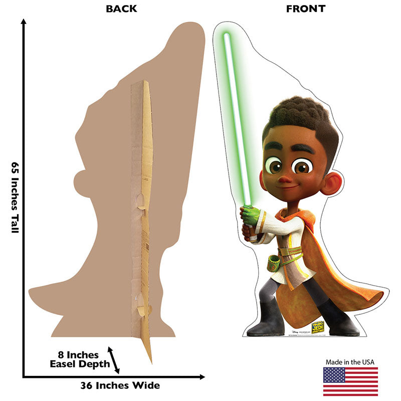 KAI BRIGHTSTAR "Star Wars: Young Jedi Adventures" Cardboard Cutout Standup / Standee
