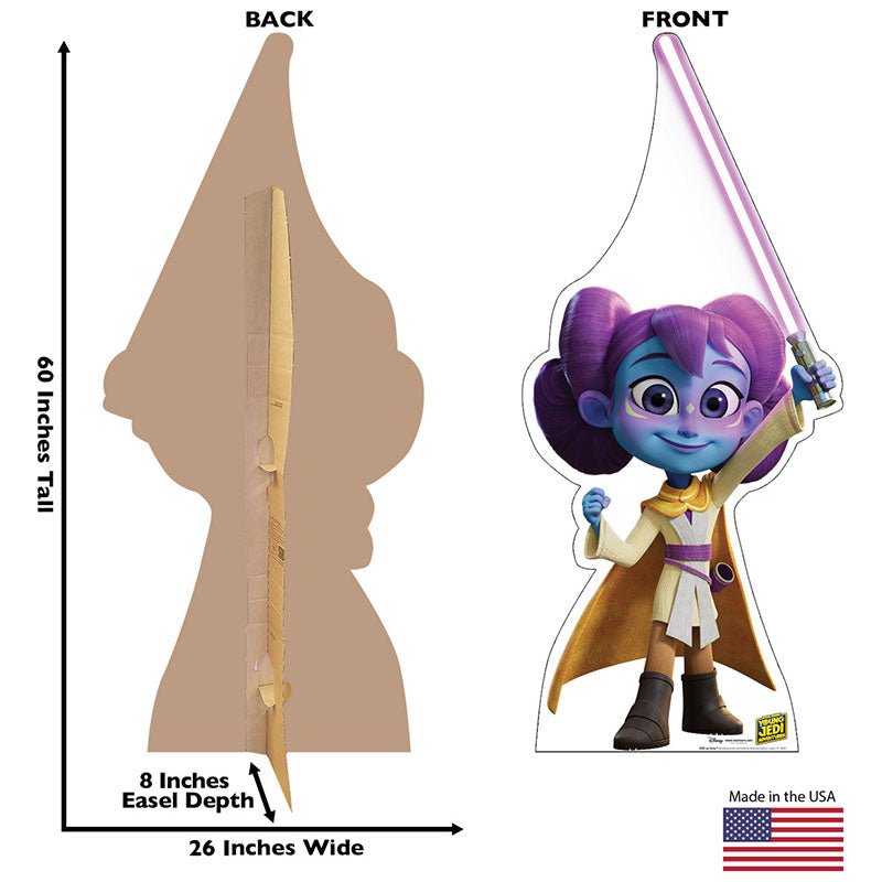 LYS SOLAY "Star Wars: Young Jedi Adventures" Cardboard Cutout Standup / Standee