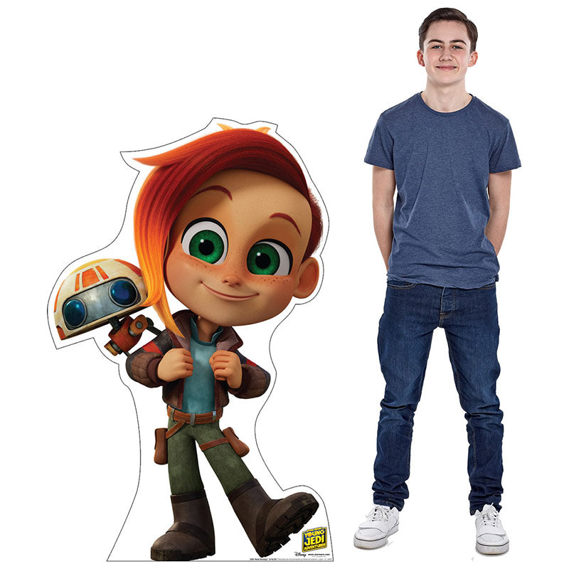 NASH DURANGO & RJ-83 "Star Wars: Young Jedi Adventures" Cardboard Cutout Standup / Standee