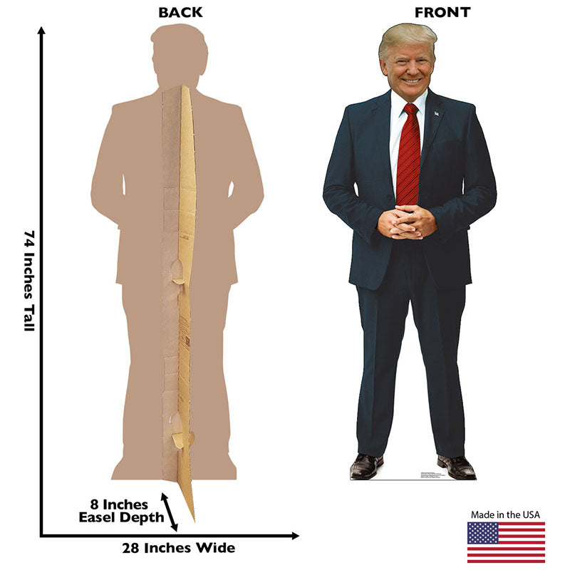 DONALD TRUMP U. S. President Cardboard Cutout Standup / Standee