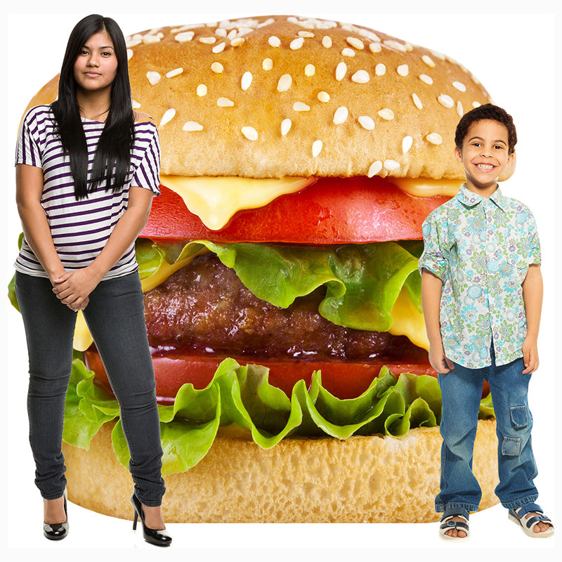 CHEESEBURGER Cardboard Cutout Standup / Standee