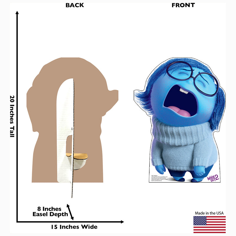 SADNESS "Inside Out 2" Cardboard Cutout Standup / Standee